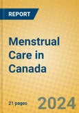 Menstrual Care in Canada- Product Image