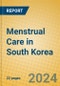 Menstrual Care in South Korea - Product Image