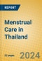 Menstrual Care in Thailand - Product Image