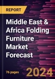 Middle East & Africa Folding Furniture Market Forecast to 2030 - Regional Analysis - By Product Type (Tables, Chairs, Sofas and Beds, and Others), Material (Wood, Metal, and Plastic), Application (Residential, Commercial, and Others), and Distribution Channel (Online and Offline)- Product Image