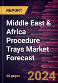 Middle East & Africa Procedure Trays Market Forecast to 2030 - Regional Analysis - By Application (Operating Room, Angiography, Ophthalmology, and Others) and End User (Hospitals & Clinics, Ambulatory Surgical Centers, and Others)- Product Image