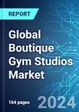 Global Boutique Gym Studios Market: Analysis By Exercise Type, By Age Group, By Gender, By Revenue Stream, By Region Size and Trends with Impact of COVID-19 and Forecast up to 2029- Product Image