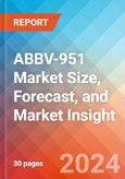 ABBV-951 Market Size, Forecast, and Market Insight - 2032- Product Image