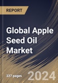 Global Apple Seed Oil Market Size, Share & Trends Analysis Report By Distribution Channel, By End User (Food & Beverage, Healthcare, Cosmetic, and Skin & Hair Care), By Nature, By Regional Outlook and Forecast, 2023 - 2030- Product Image