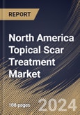 North America Topical Scar Treatment Market Size, Share & Trends Analysis Report By End-use, By Scar Type (Atrophic Scars, Hypertrophic & Keloid Scars, Contracture Scars, and Stretch Marks), By Product, By Country and Growth Forecast, 2023 - 2030- Product Image