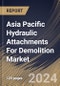 Asia Pacific Hydraulic Attachments For Demolition Market Size, Share & Trends Analysis Report By Application, By End User, By Type (Breaker & Hammer, Crusher & Shear, Pulverizer, Grapple, and Others), By Country and Growth Forecast, 2023 - 2030 - Product Image