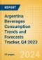 Argentina Beverages Consumption Trends and Forecasts Tracker, Q4 2023 (Dairy and Soy Drinks, Alcoholic Drinks, Soft Drinks and Hot Drinks) - Product Image