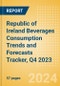 Republic of Ireland Beverages Consumption Trends and Forecasts Tracker, Q4 2023 (Dairy and Soy Drinks, Alcoholic Drinks, Soft Drinks and Hot Drinks) - Product Image