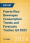 Puerto Rico Beverages Consumption Trends and Forecasts Tracker, Q4 2023 (Dairy and Soy Drinks, Alcoholic Drinks, Soft Drinks and Hot Drinks) - Product Thumbnail Image