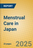 Menstrual Care in Japan- Product Image