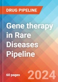 Gene therapy in Rare Diseases - Pipeline Insight, 2024- Product Image