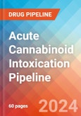 Acute Cannabinoid Intoxication - Pipeline Insight, 2024- Product Image