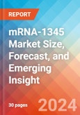 mRNA-1345 Market Size, Forecast, and Emerging Insight - 2032- Product Image