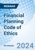 Financial Planning Code of Ethics - Webinar (ONLINE EVENT: May 16, 2024)- Product Image