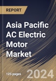 Asia Pacific AC Electric Motor Market Size, Share & Trends Analysis Report By Sales Type (New Sales, and Aftermarket), By Output Power, By End-Use (Industrial Machinery, HVAC, Transportation, and Others), By Country and Growth Forecast, 2023 - 2030- Product Image