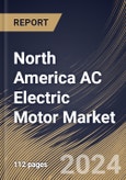 North America AC Electric Motor Market Size, Share & Trends Analysis Report By Sales Type (New Sales, and Aftermarket), By Output Power, By End-Use (Industrial Machinery, HVAC, Transportation, and Others), By Country and Growth Forecast, 2023 - 2030- Product Image