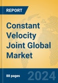 Constant Velocity Joint Global Market Insights 2024, Analysis and Forecast to 2029, by Manufacturers, Regions, Technology, Application- Product Image