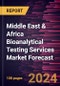 Middle East & Africa Bioanalytical Testing Services Market Forecast to 2030 - Regional Analysis - by Services; Disease Indication; and End User - Product Thumbnail Image