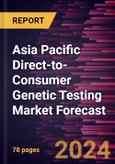 Asia Pacific Direct-to-Consumer Genetic Testing Market Forecast to 2030 - Regional Analysis - by Test Type, Technology, and Distribution Channel- Product Image