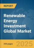Renewable Energy Investment Global Market Report 2025- Product Image