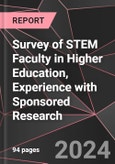 Survey of STEM Faculty in Higher Education, Experience with Sponsored Research- Product Image