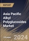 Asia Pacific Alkyl Polyglucosides Market Size, Share & Trends Analysis Report By Application (Home Care, Cosmetics & Personal Care, Industrial, Textile, Oil & Gas, Water Treatment and Others), By Raw Material, By Country and Growth Forecast, 2024 - 2031 - Product Image