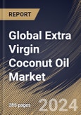Global Extra Virgin Coconut Oil Market Size, Share & Trends Analysis Report By End Use (B2B, and B2C.), Based on Packaging (Metal Cans, Plastic Bottles, and Pouches), By Type, (Organic, and Conventional), By Regional Outlook and Forecast, 2024 - 2031- Product Image