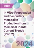 In Vitro Propagation and Secondary Metabolite Production from Medicinal Plants: Current Trends (Part 2)- Product Image
