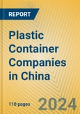 Plastic Container Companies in China- Product Image
