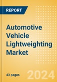 Automotive Vehicle Lightweighting Market Trends, Sector Overview and Forecast to 2028- Product Image