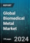 Global Biomedical Metal Market by Metal Type (Cobalt-Chromium Alloys, Stainless Steel, Tantalum), Application (Cardiovascular Devices, Dental Implants & Devices, Orthopedic Implants) - Forecast 2024-2030 - Product Image