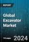 Global Excavator Market by Vehicle Weight (11 to 45 KG, 46> KG, <10 KG), Engine Capacity (250-500 HP, Up to 250 HP), Type, Drive Type, End-user - Forecast 2024-2030 - Product Image