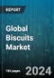 Global Biscuits Market by Product (Dietary Biscuits, Functional Biscuits, Savory Biscuits), Source (Millets, Oats, Wheat), Packaging, Distribution Channel - Forecast 2024-2030 - Product Thumbnail Image
