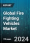 Global Fire Fighting Vehicles Market by Vehicle Type (Airport Crash Tender, Ladder Truck, Pumper Truck), Propulsion Type (Diesel-powered, Electric-powered, Gasoline-powered), Capability, Water Carrying Capacity, Application - Forecast 2024-2030 - Product Image