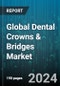 Global Dental Crowns & Bridges Market by Material Type (Ceramic/Porcelain, Metal, Porcelain-Fused-To-Metal (PFM)), Product Type (Permanent Crowns & Bridges, Temporary Crowns & Bridges), Procedure Type, Application, End User - Forecast 2024-2030 - Product Thumbnail Image