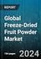Global Freeze-Dried Fruit Powder Market by Type (Apple Freeze-Dried Powder, Banana Freeze-Dried Powder, Cherry Freeze-Dried Powder), Application (Baking, Beverage Mixes, Confectionaries), Distribution Channel, End User - Forecast 2024-2030 - Product Image