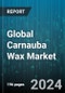 Global Carnauba Wax Market by Product (Type1, Type3, Type4), Application (Automotive, Cosmetics, Food) - Forecast 2024-2030 - Product Image