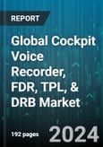 Global Cockpit Voice Recorder, FDR, TPL, & DRB Market by Aircraft Type (Business Jets, Commercial Aircraft, Helicopters), Installation (Line-Fit Installation, Retrofit Installation), Application, Sales Channel - Forecast 2024-2030- Product Image