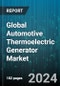 Global Automotive Thermoelectric Generator Market by Component (Cold Side, Electric Load, Heat Source), Material (Bismuth Telluride, Lead Telluride), Temperature, Application, Vehicle Type - Forecast 2024-2030 - Product Image