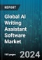 Global AI Writing Assistant Software Market by Features (Content Optimization (SEO), Contextual Recommendations, Grammar & Spelling Checking), Deployment (Cloud-based, On-premise), Industry Verticals - Forecast 2024-2030 - Product Image