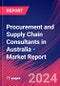 Procurement and Supply Chain Consultants in Australia - Industry Market Research Report - Product Thumbnail Image