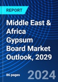 Middle East & Africa Gypsum Board Market Outlook, 2029- Product Image