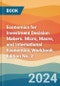 Economics for Investment Decision Makers. Micro, Macro, and International Economics, Workbook. Edition No. 2 - Product Image
