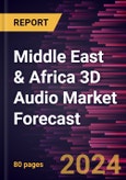 Middle East & Africa 3D Audio Market Forecast to 2030 - Regional Analysis - By Component (Hardware, Software, Services) and End Use Industries (Consumer Electronics, Automotive, Media and Entertainment, Gaming, and Others)- Product Image