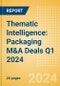 Thematic Intelligence: Packaging M&A Deals Q1 2024 - Top Themes - Product Image