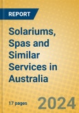 Solariums, Spas and Similar Services in Australia- Product Image