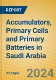 Accumulators, Primary Cells and Primary Batteries in Saudi Arabia- Product Image