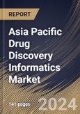 Asia Pacific Drug Discovery Informatics Market Size, Share & Trends Analysis Report By Application (Drug Discovery, and Drug Development), By Function, By End User, By Country and Growth Forecast, 2024 - 2031- Product Image