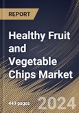 Healthy Fruit and Vegetable Chips Market Size, Share & Trends Analysis Report By Distribution Channel (Offline, and Online), By Product, By Regional Outlook and Forecast, 2024 - 2031- Product Image