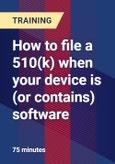 How to file a 510(k) when your device is (or contains) software- Product Image